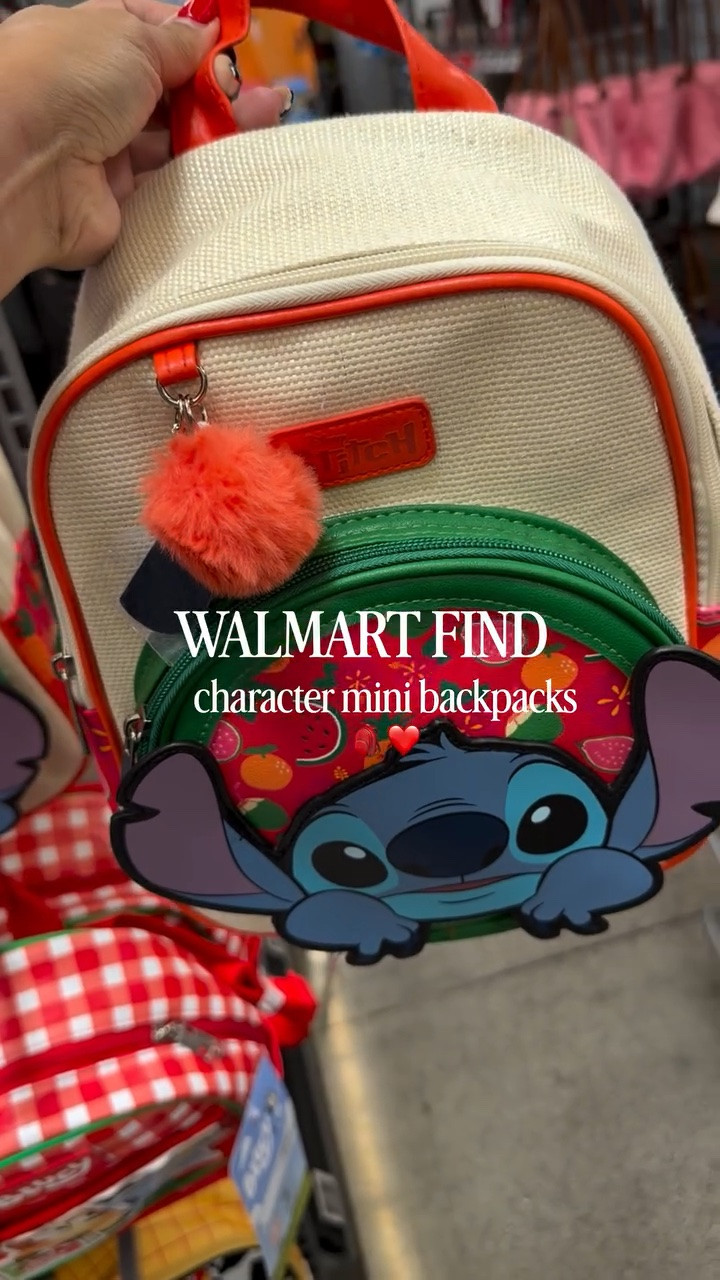 Walmart is just getting us ready for some summer fun at the theme parks with these mini character backpacks! 😍🎒🏰

#micheleonstyle #walmartfind #walmart