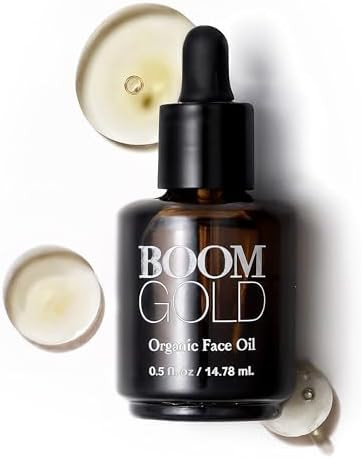 Boom Gold ™ Lightweight & Luxurious Facial Oil with Organic Ingredients for a Softer, Smoother,... | Amazon (US)