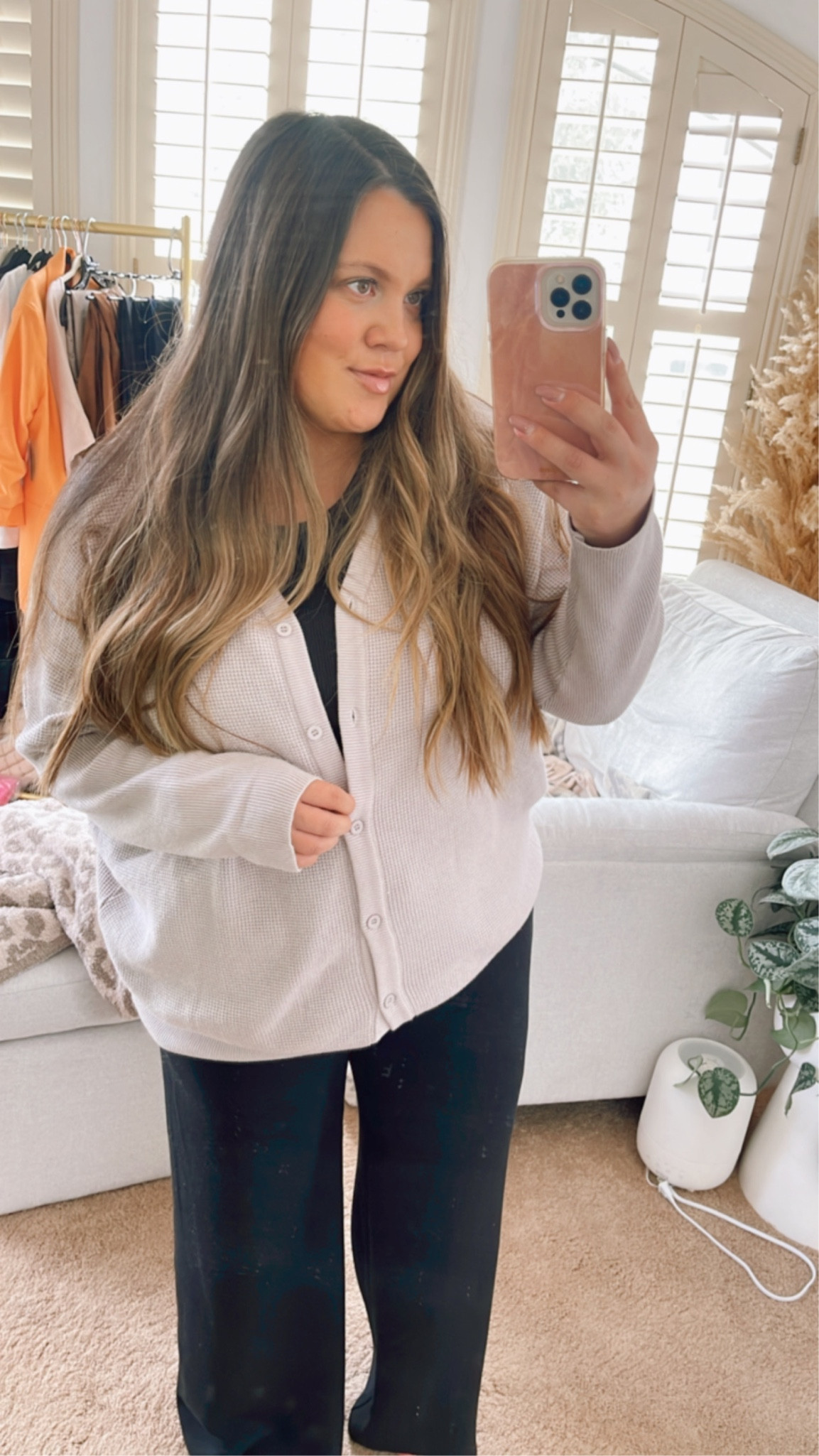 cozy lounge outfit & 10% off Spanx! 