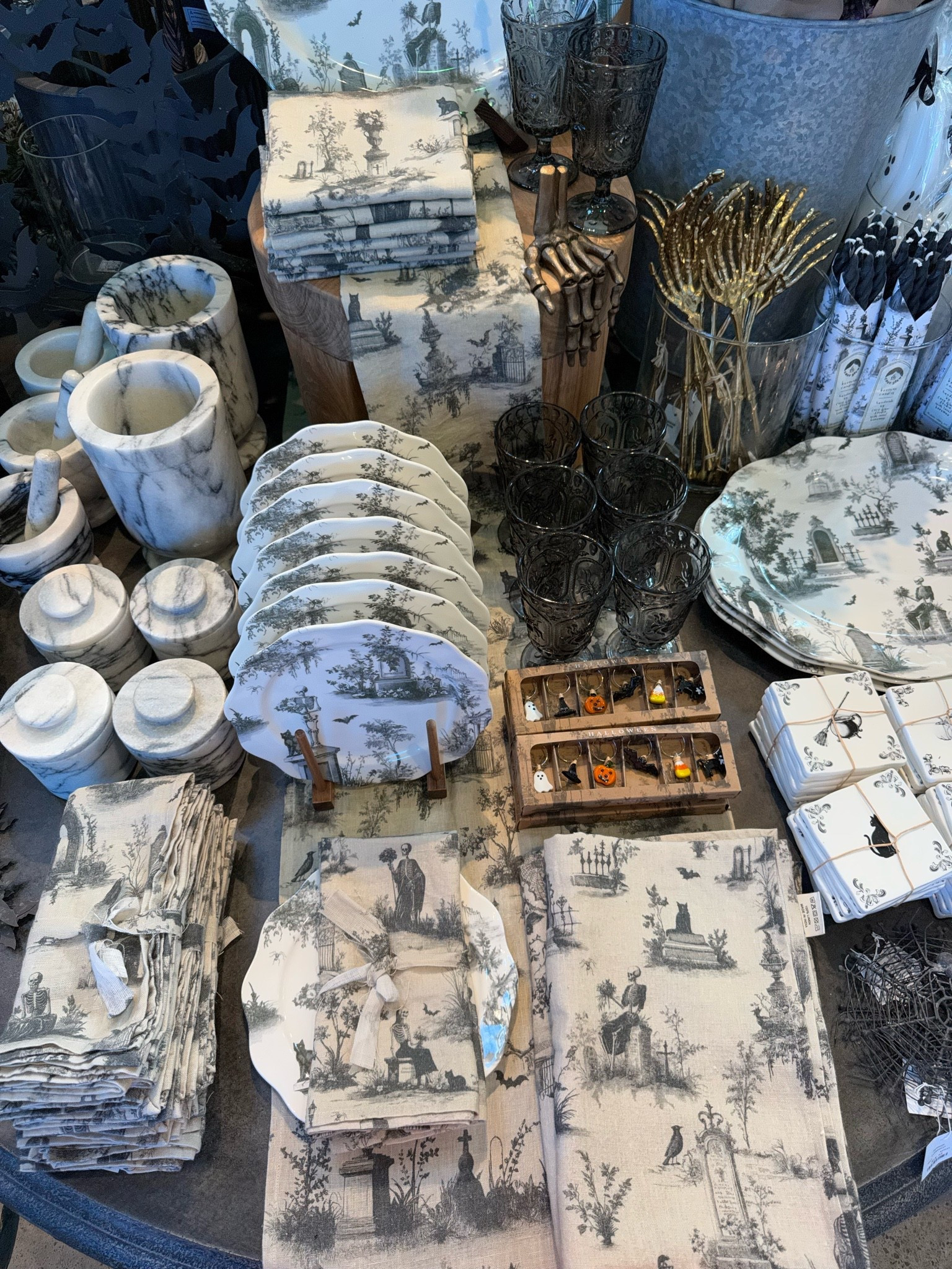 Halloween Toile Table decor

#LTKSeasonal #LTKHome