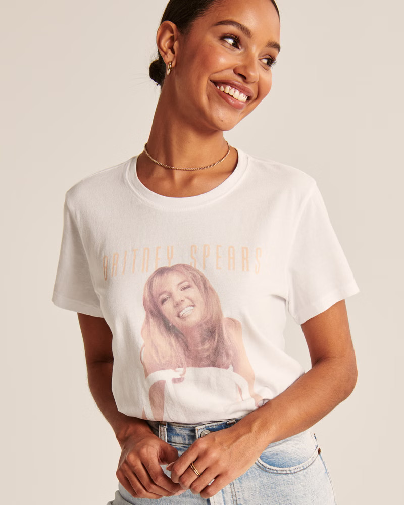 Britney Spears Relaxed Graphic Tee | Abercrombie & Fitch (US)