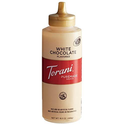 Torani Puremade White Chocolate Sauce,16.5 Ounces | Amazon (US)