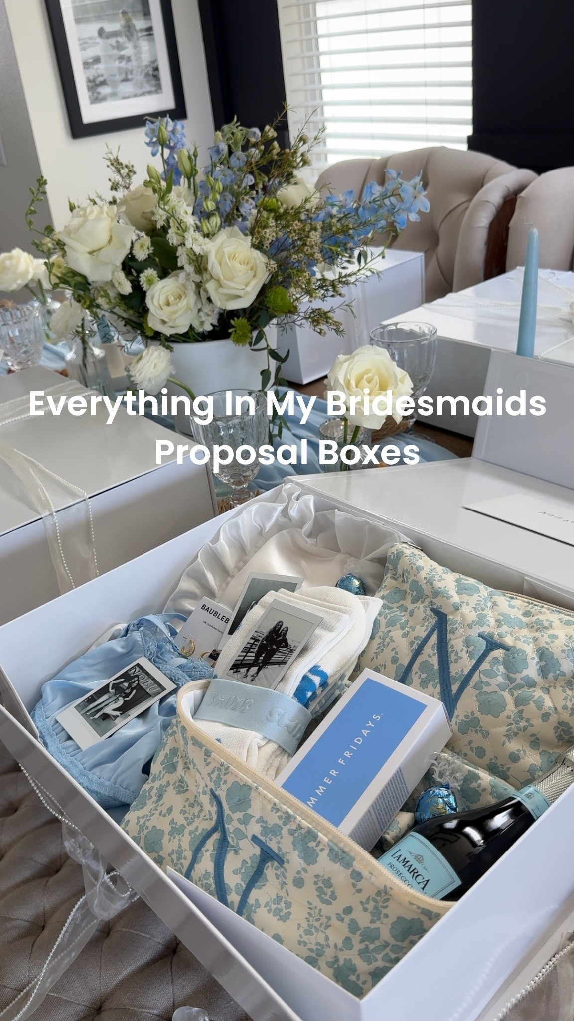 I went all out for my bridesmaids proposal boxes. Asking them to fly all the way to Italy for our wedding so the least I could do is spoil my girls 🩵💍

#LTKWedding