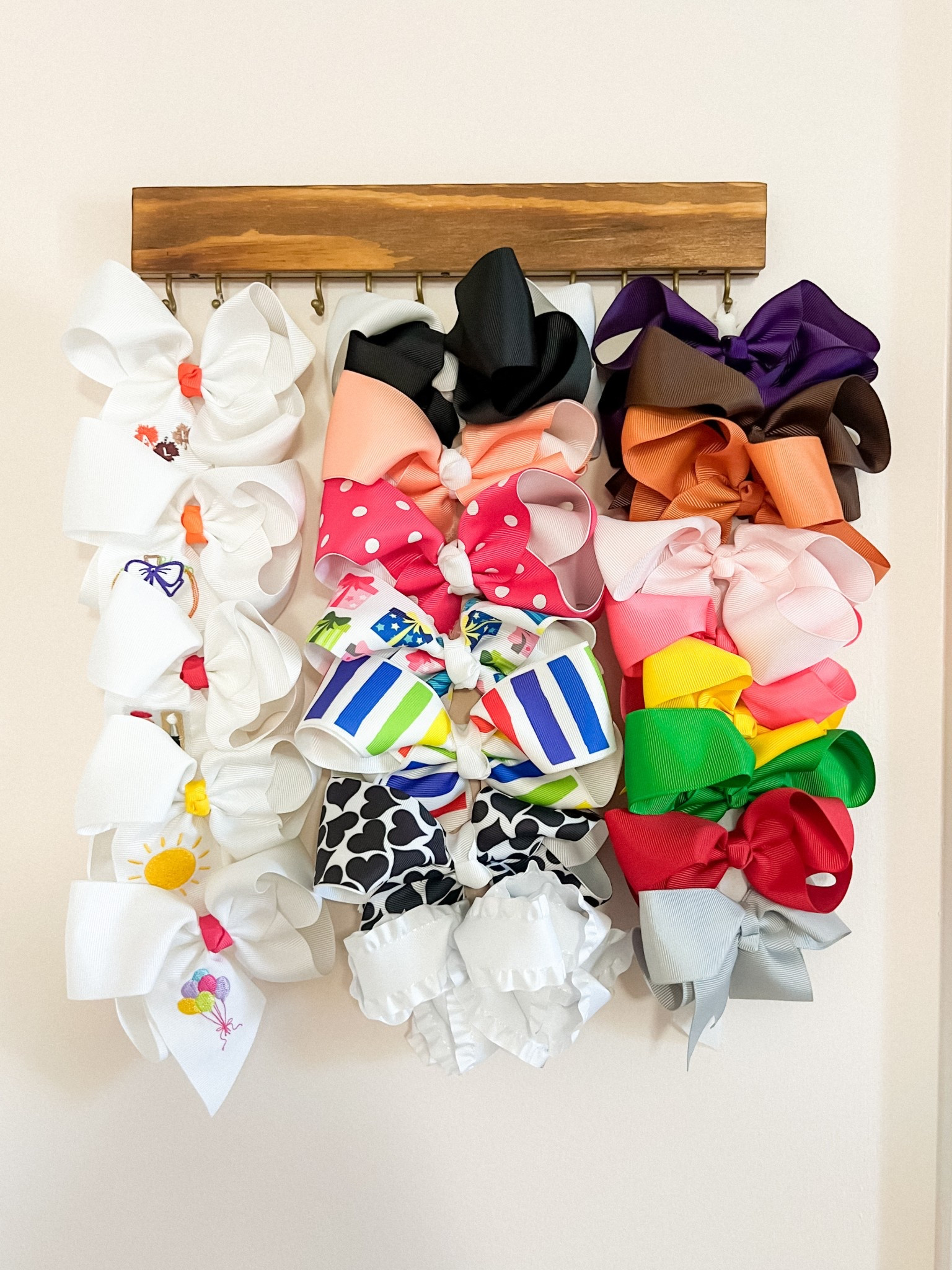 Keep all those adorable hair bows neat and organized with this cute and functional organizer!

#HairBowStorage #KidsRoomOrganization

#LTKBaby #LTKKids