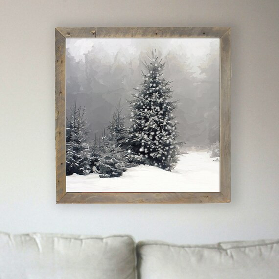 Framed Christmas Tree painting print | Etsy | Etsy (US)