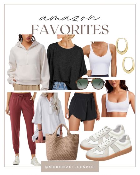 Casual athletic and athleisure finds from Amazon. Love these tops, bras, bottoms, and accessories for running errands or going to the gym. 

#LTKfitness #LTKfindsunder100 #LTKshoecrush