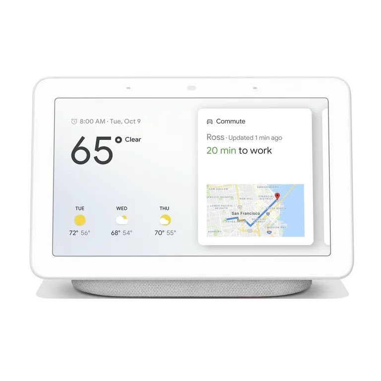 Google Nest Hub - Chalk | Walmart (US)