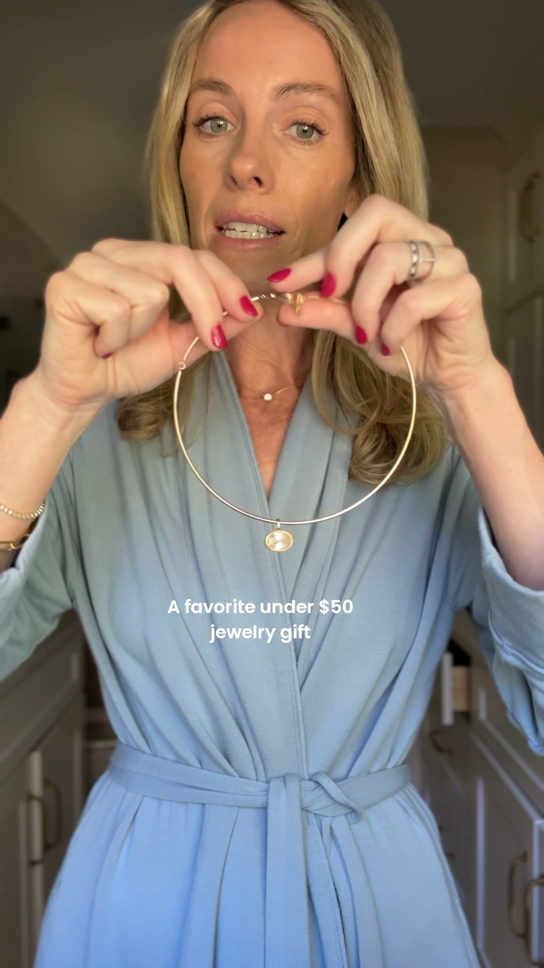 It’s so dainty and light! Love the $48 price point for friends / gift exchanges / etc 