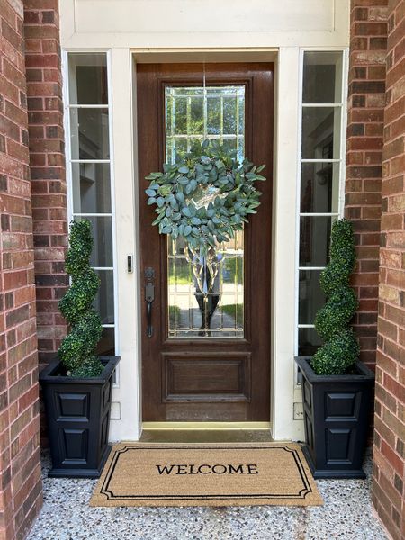 Welcome mat
Wreath
Home decor 
Front door decor
Spring decor

#LTKhome #LTKstyletip #LTKfindsunder50