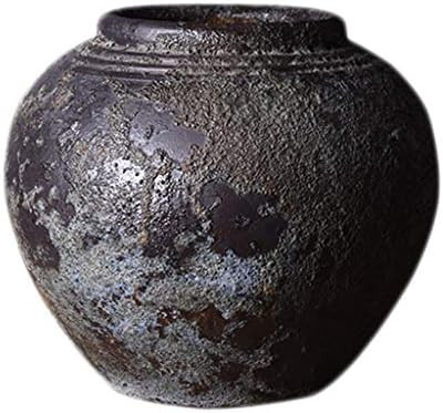 Vase Ceramic Vintage Rough Pottery Jar Jars Can Be Planted Flowers Home Decoration Ornaments DELI... | Amazon (US)