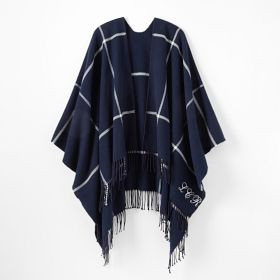 Italian Plaid Poncho | Mark and Graham