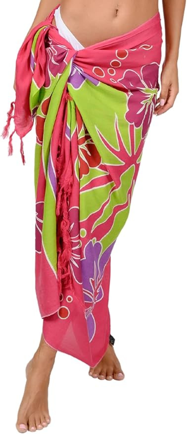 INGEAR Sarong Bathing Suit Cover Up for Women – Long Pareo Beach Wraps, Swimsuit Coverup Skirt,... | Amazon (US)