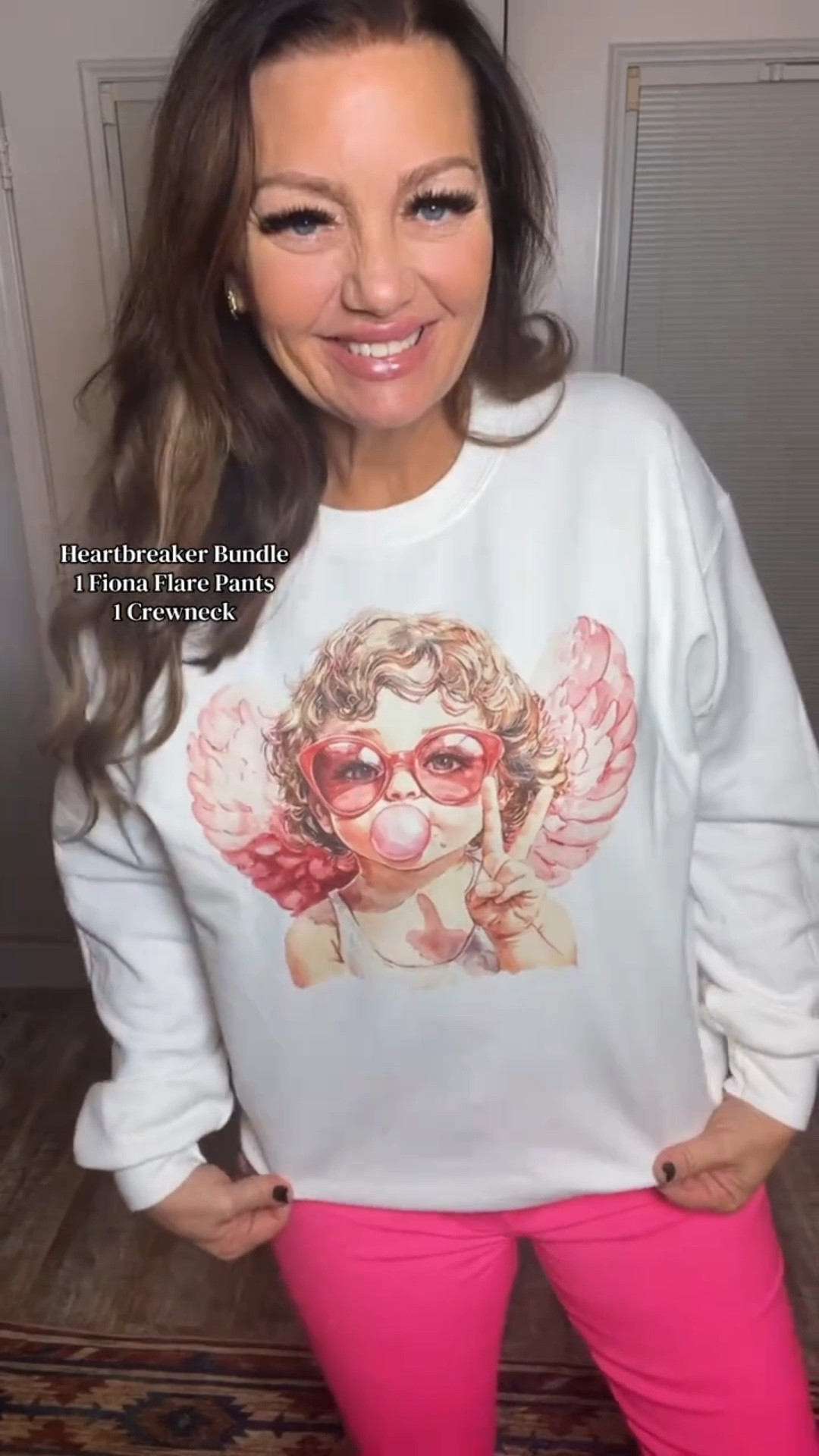 The Heartbreaker Mystery Bundle is out! So cute! You choose the color/pattern of your Fiona flare jeans and then @willowboutique will choose a Crewneck that matches! You get BOTH! 🩷

#valentines #valentinesday #willowboutique #flarejeans #highwaistedjeans #stretchyjeans #valentinescrewneck 

#LTKOver40 #LTKMidsize #LTKSeasonal