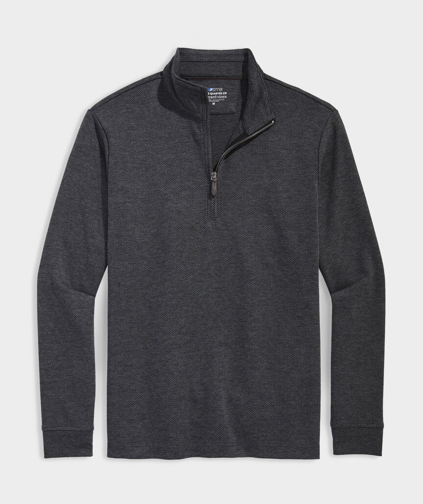 Herringbone Bluffs Performance Quarter-Zip | vineyard vines