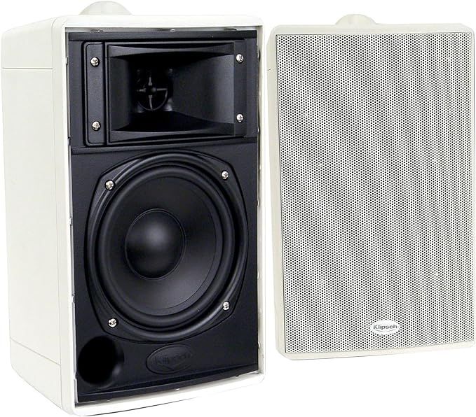 Klipsch KHO-7 Outdoor Loudspeaker (Pair, White) | Amazon (US)