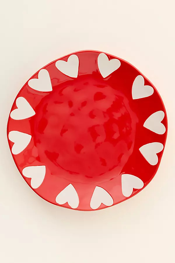 Vida Icon Stoneware Dessert Plate: Valentine's Day Edition | Anthropologie (US)