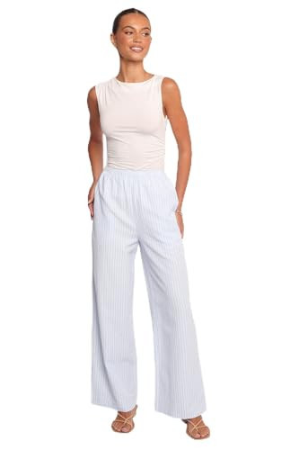 Peyton Striped Pant - Blue M | Amazon (US)