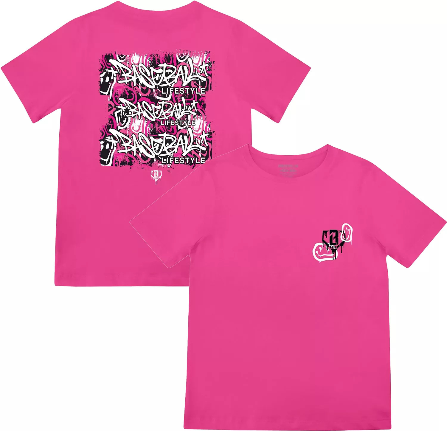 Baseball Lifestyle 101 Boys' Pink Collection Shirt, Small | DICK'S Sporting Goods