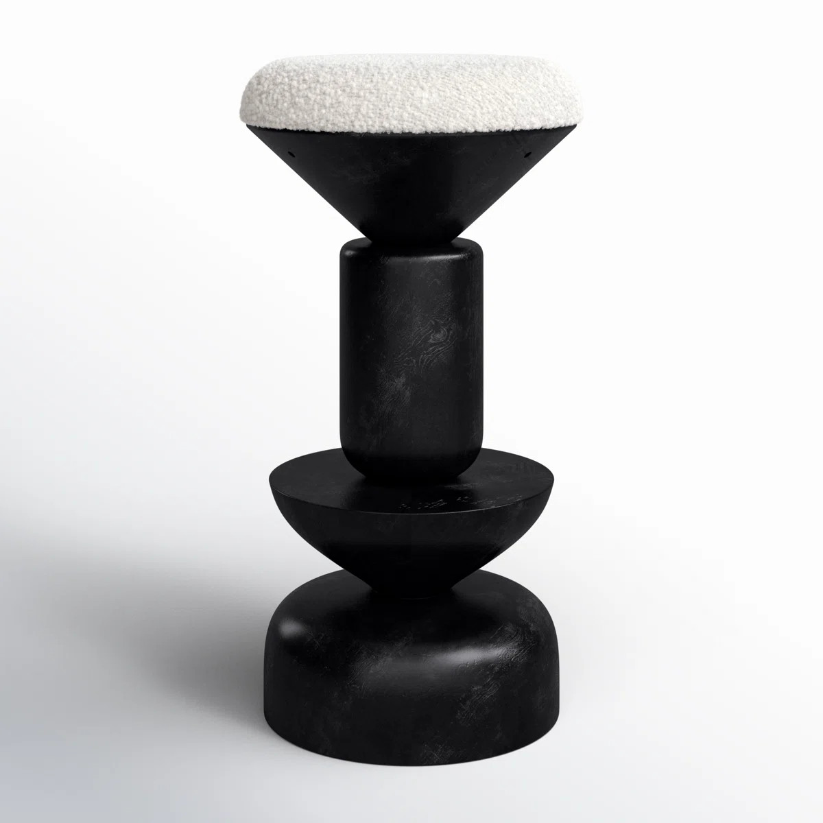 Eisele Upholstered Counter Stool with Solid Wood Frame | Wayfair North America