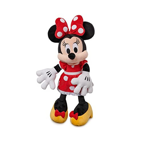Disney Store Official Minnie Mouse Red Dress Medium Soft Toy for Kids, Cuddly Character with Fuzzy Texture and Embroidered Details, Disney Plushy Suitable for All Ages. | Amazon (US)