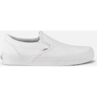 Vans Classic Slip-On Canvas Trainers - True White | Allsole (Global)