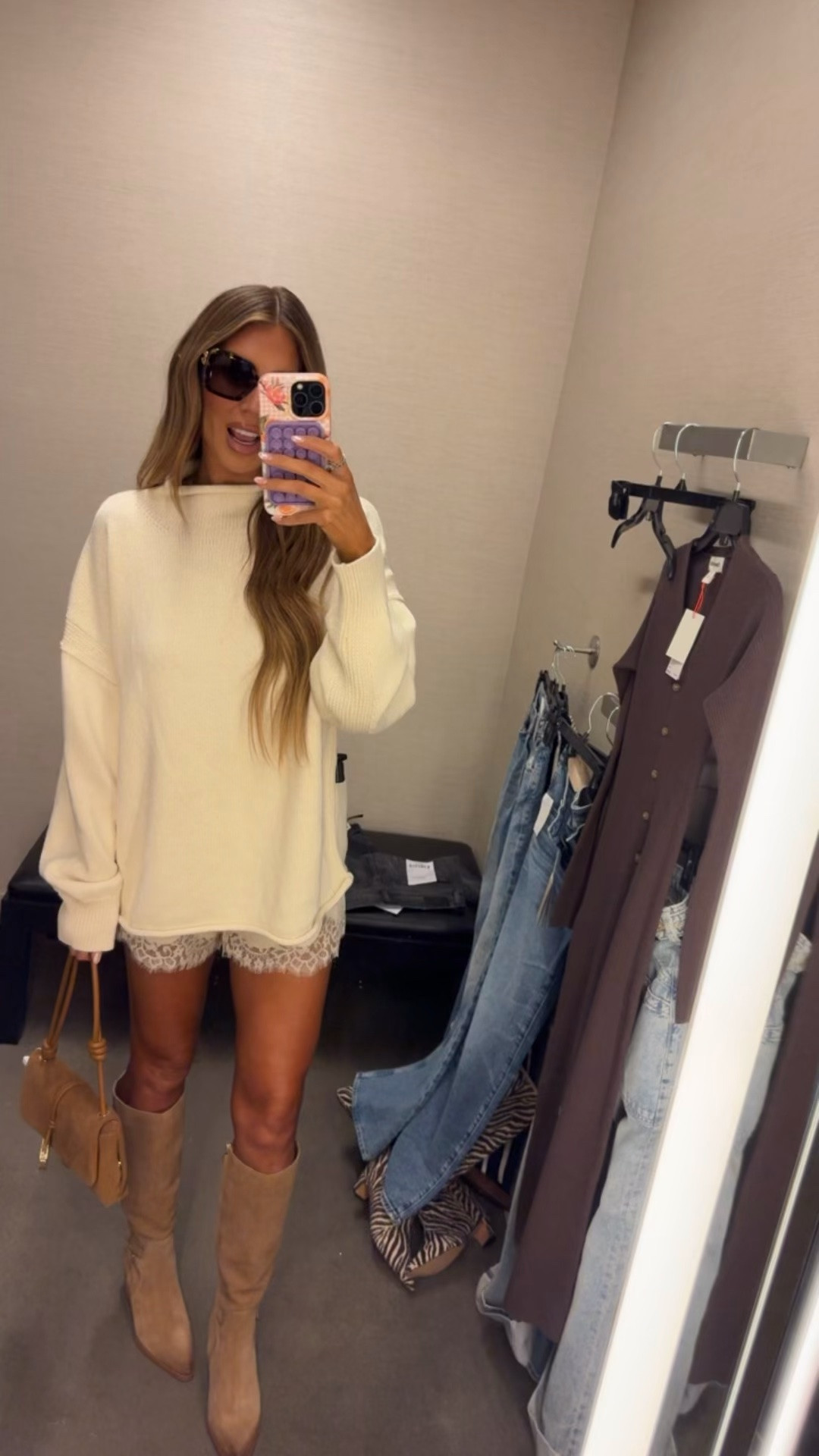 wearing a size small in the sweater #nsale

#LTKSaleAlert