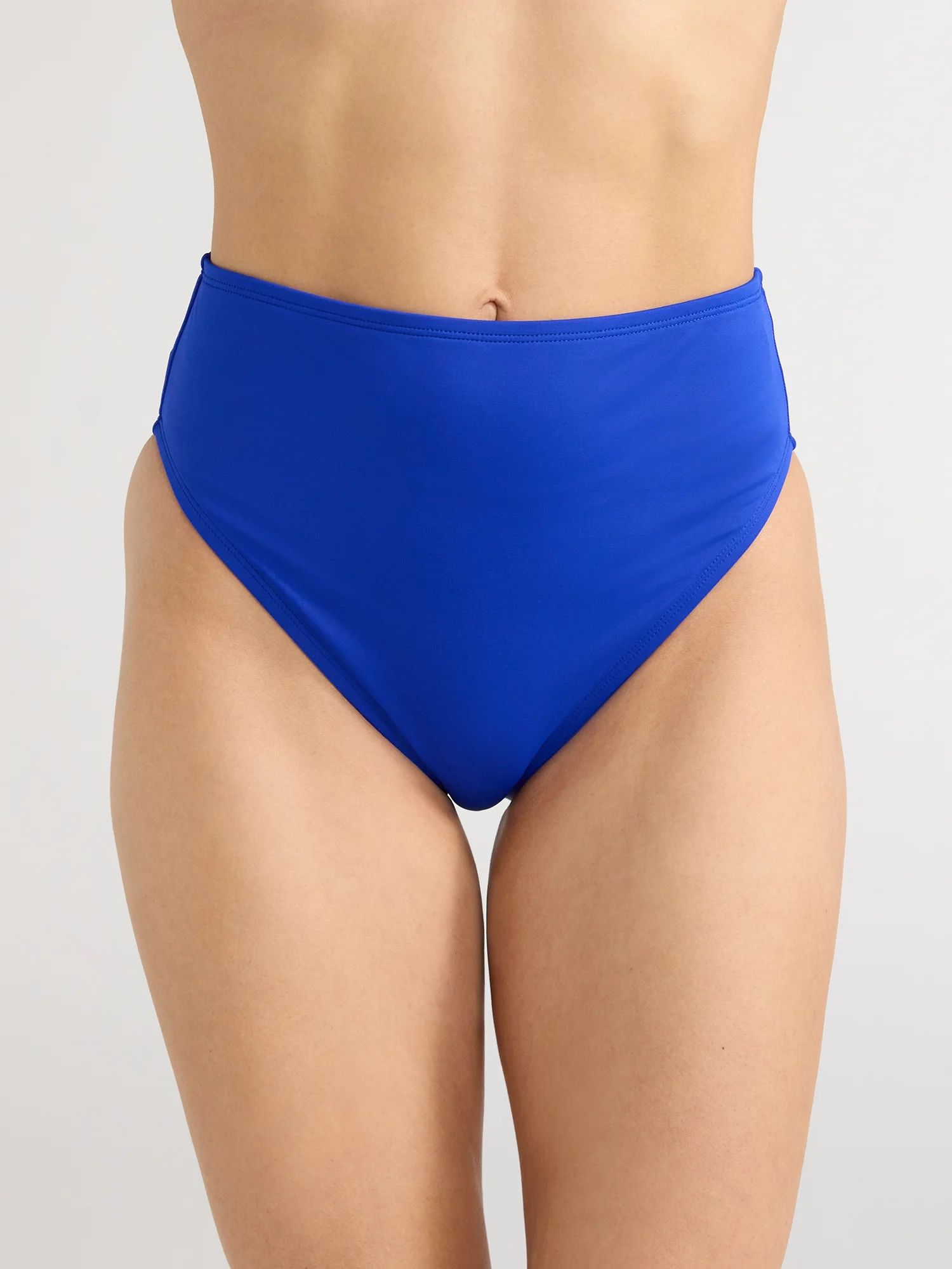 Sofia by Sofia Vergara Women's and Plus High Waisted Bikini Bottoms with Curvetex®, Sizes XS-2X | Walmart (US)