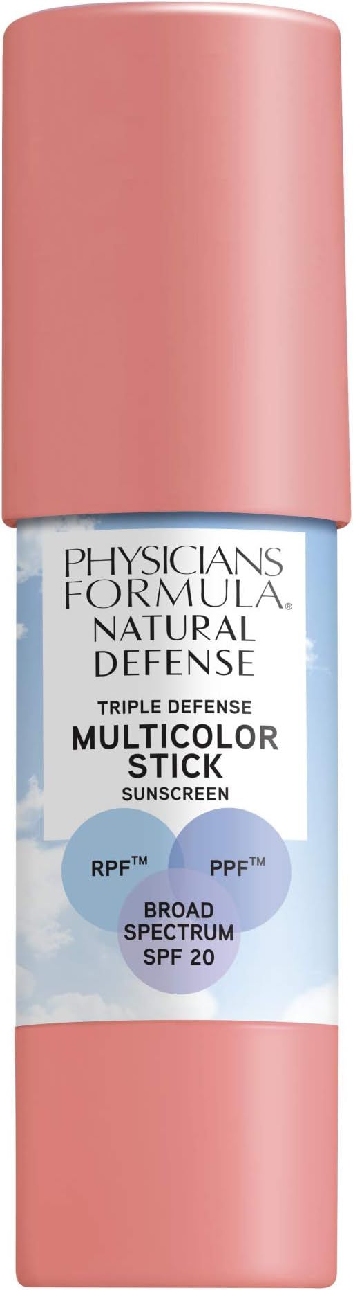 Physicians Formula Natural Defense Triple Defense Multicolor Stick with SPF 20, Soft Pink, 0.26 O... | Amazon (US)