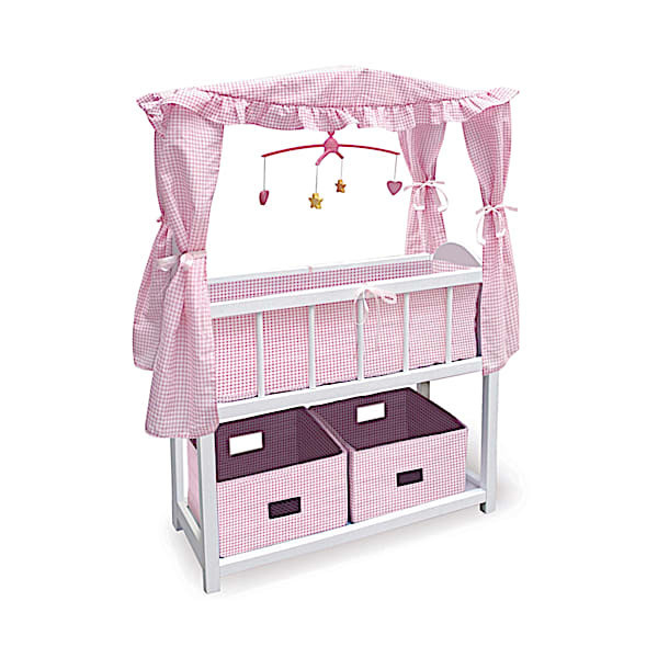 Baby Doll Crib With Canopy Baby Doll Accessories | Bradford Exchange