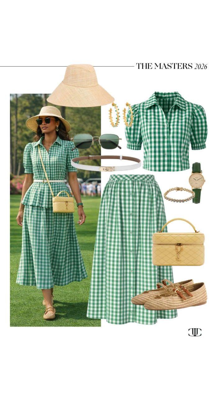 Not sure what to wear to The Masters? Start here ⛳️🌿

Think polished, effortless, and comfortable enough for a full day on the course. From breezy spring dresses and tailored sets to chic, walkable shoes and classic accessories, these looks are made for everything from tee time to clubhouse brunch.

Save this for outfit inspo and tap to shop all my Masters-ready picks. ✨

#LTKStyle #MastersStyle #GolfTournamentStyle #SpringOutfits #PreppyStyle #SouthernStyle #EventStyle #LTKFinds
 

 

#LTKootd #LTKSeasonal #LTKOver40
