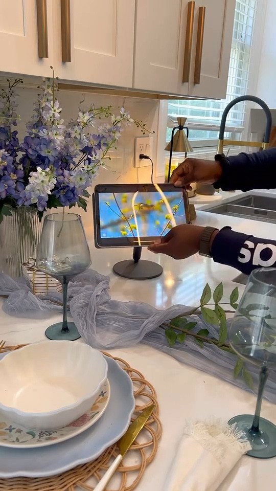 This screen on my countertop is a cool gadget that I use a lot! It can video call, browse recipes and play music or shows while I cook or clean 👌🏾

#LTKHome #LTKSaleAlert #LTKmomlife