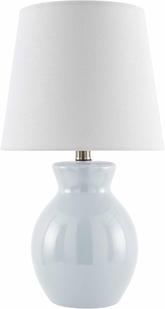 Salgareda Boho Ceramic Bedside Table Lamp for Bedroom Nightstand - End Side Lighting for Living R... | Amazon (US)