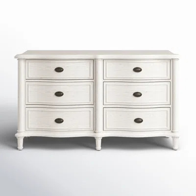 Watson 6 Drawer 64" W Solid Wood Double Dresser | Wayfair North America