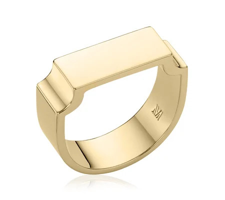 Signature Wide Ring | Monica Vinader (Global)