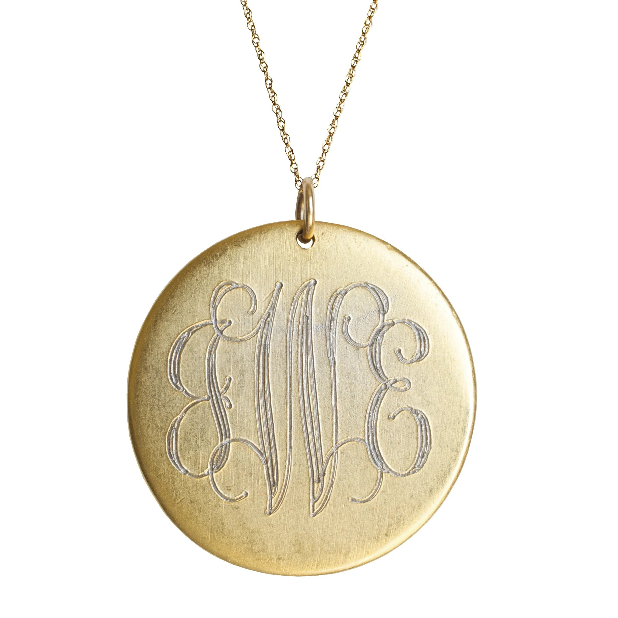 Antique Large Disc | Golden Thread