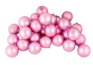 60ct Matte Bubblegum Pink Shatterproof Ball Ornaments | Michaels Stores