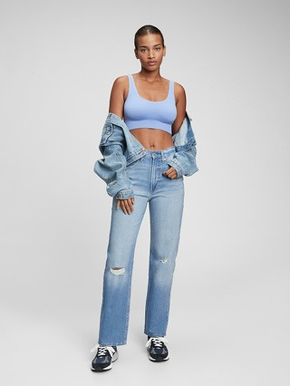 High Rise '90s Loose Jeans in Organic Cotton with Washwell | Gap (US)