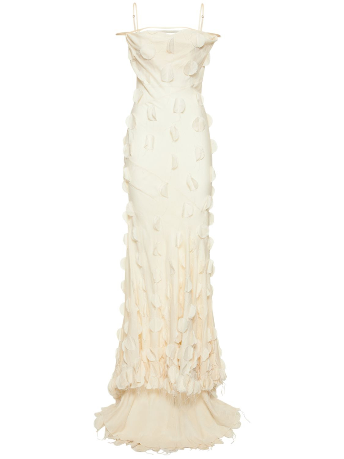 La Robe Draggiu Cotton Gown W/ Appliqués | Luisaviaroma