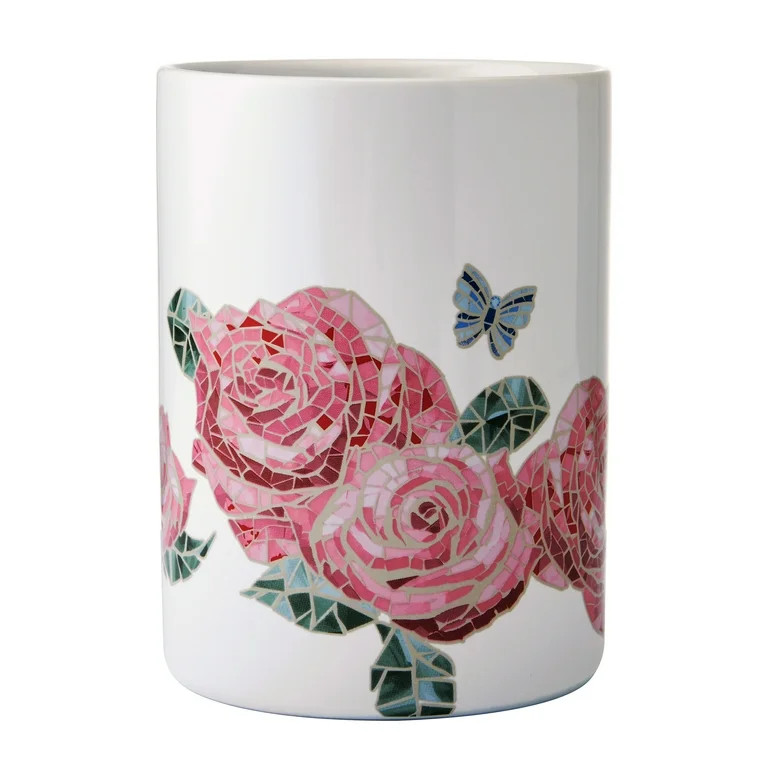 Dolly Parton Stoneware 4.5" x 4.5" x 6" Crock, Rose | Walmart (US)