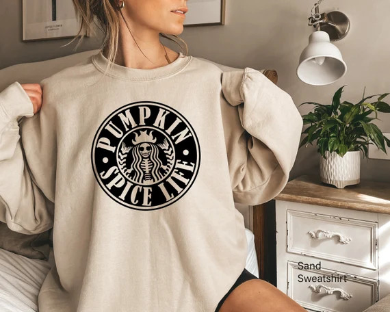 Pumpkin Spice Sweatshirt Fall Sweatshirts for Womencoffee | Etsy | Etsy (US)