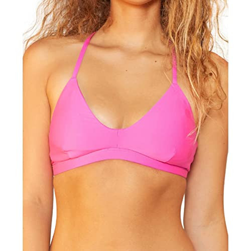 Hurley womens Adjustable Bikini Top, Hot Pink, Small US | Amazon (US)