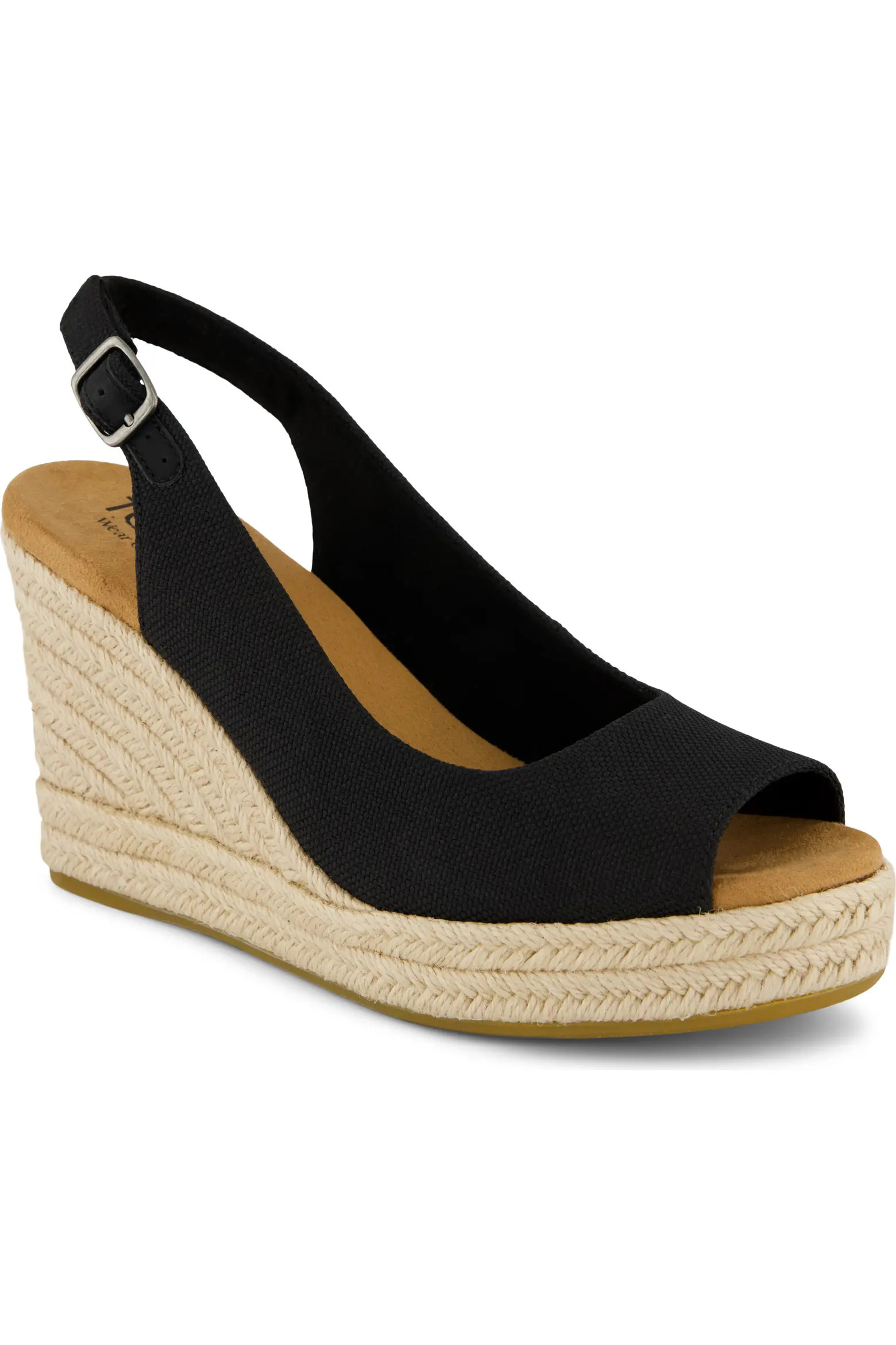 Camilla Slingback Espadrille Peep Toe Platform Wedge Sandal (Women) | Nordstrom | Nordstrom