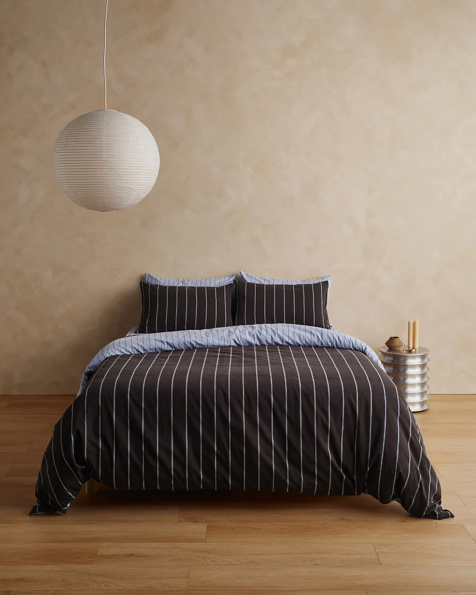 Quilt Cover - Chocolate/Mist | Hommey AU