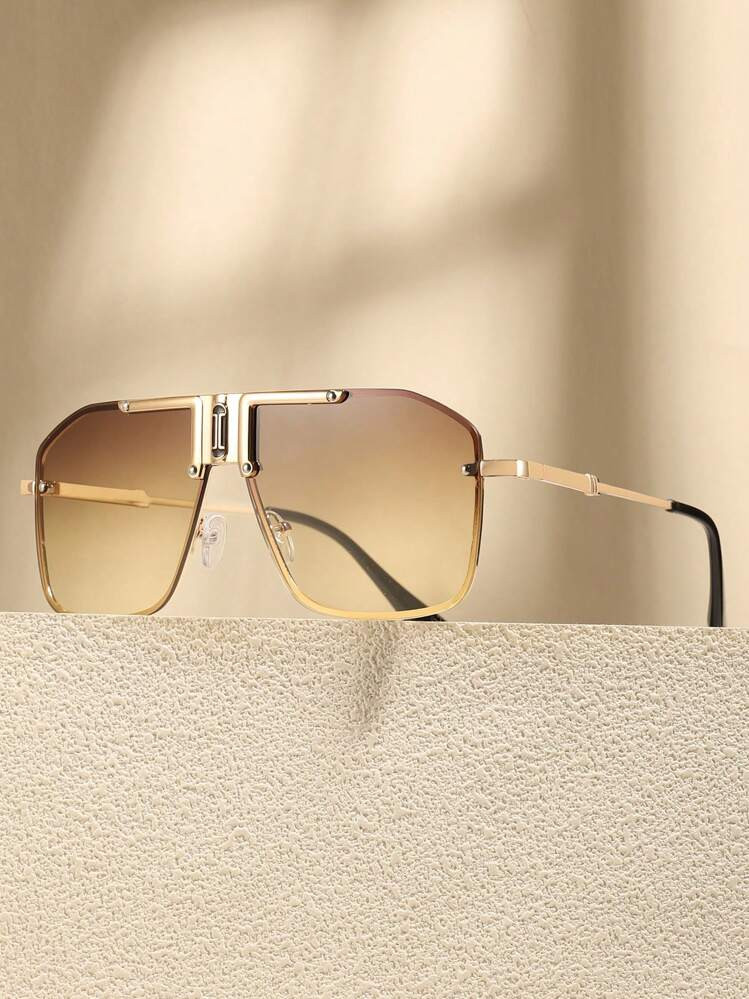 $3.76
$4.60
-18%
7% OFF For orders $29.00+
10% OFF For orders $69.00+
15% OFF For orders $109.00+

Exclusive Deal: Save $0.20 off this item.
1 Piece Oversized Metal Frameless Fashion Eyewear Glasses
4.92
(100+)
Qty:

 | SHEIN