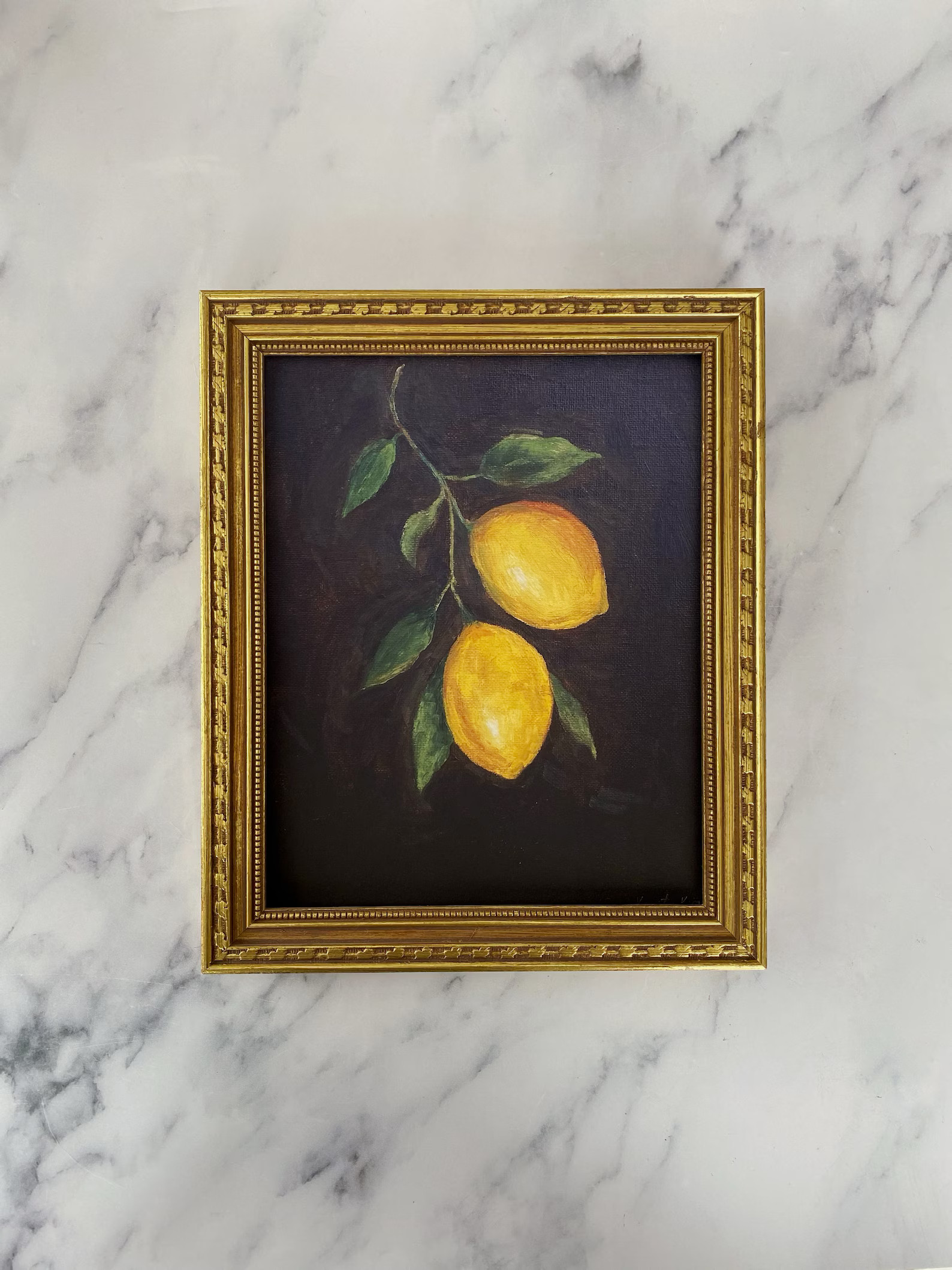 LEMON #5 Art Print - Unframed Oil Painting Print - Still Life Original - Small Still Life Paintin... | Etsy (US)