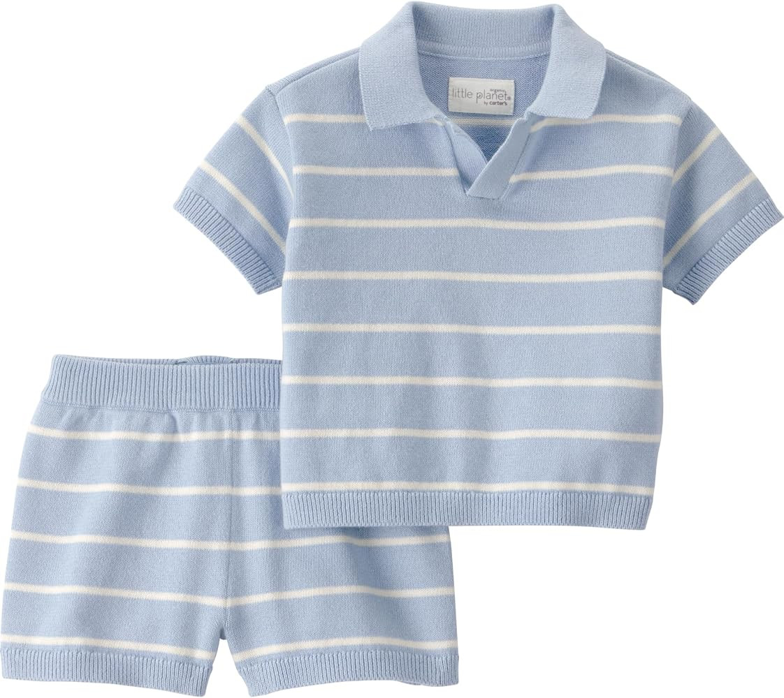 little planet by carter's Unisex Baby 2-piece Shorts Set Made With Organic Cotton | Amazon (US)