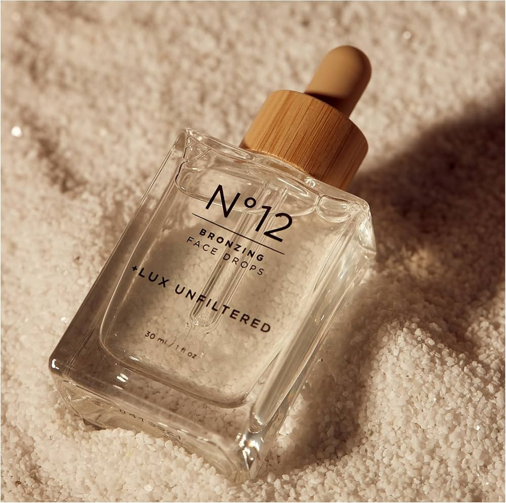 + Lux Unfiltered N°12 Bronzing Face Drops in Fragrance Free, Self Tanning Face Drops, Hyaluronic... | Amazon (US)