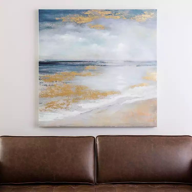 Golden Beach Canvas Art Print | Kirkland's Home