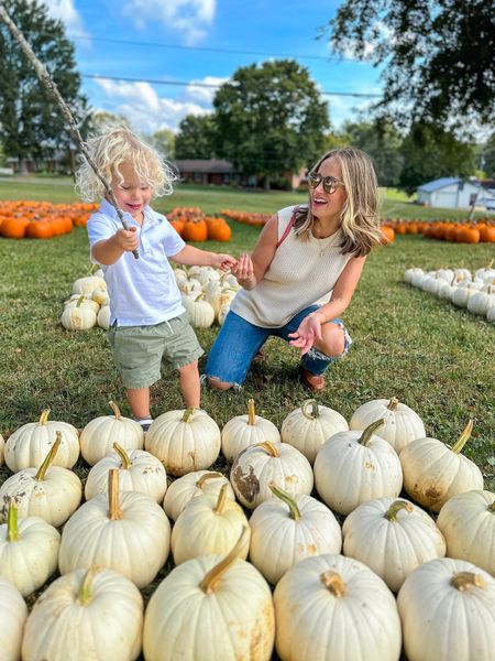 A perfect day for a pumpkin patch! I love these maternity jeans and this madewell sweater is so cute, with or without a bump! 

#LTKbump #LTKkids #LTKSeasonal