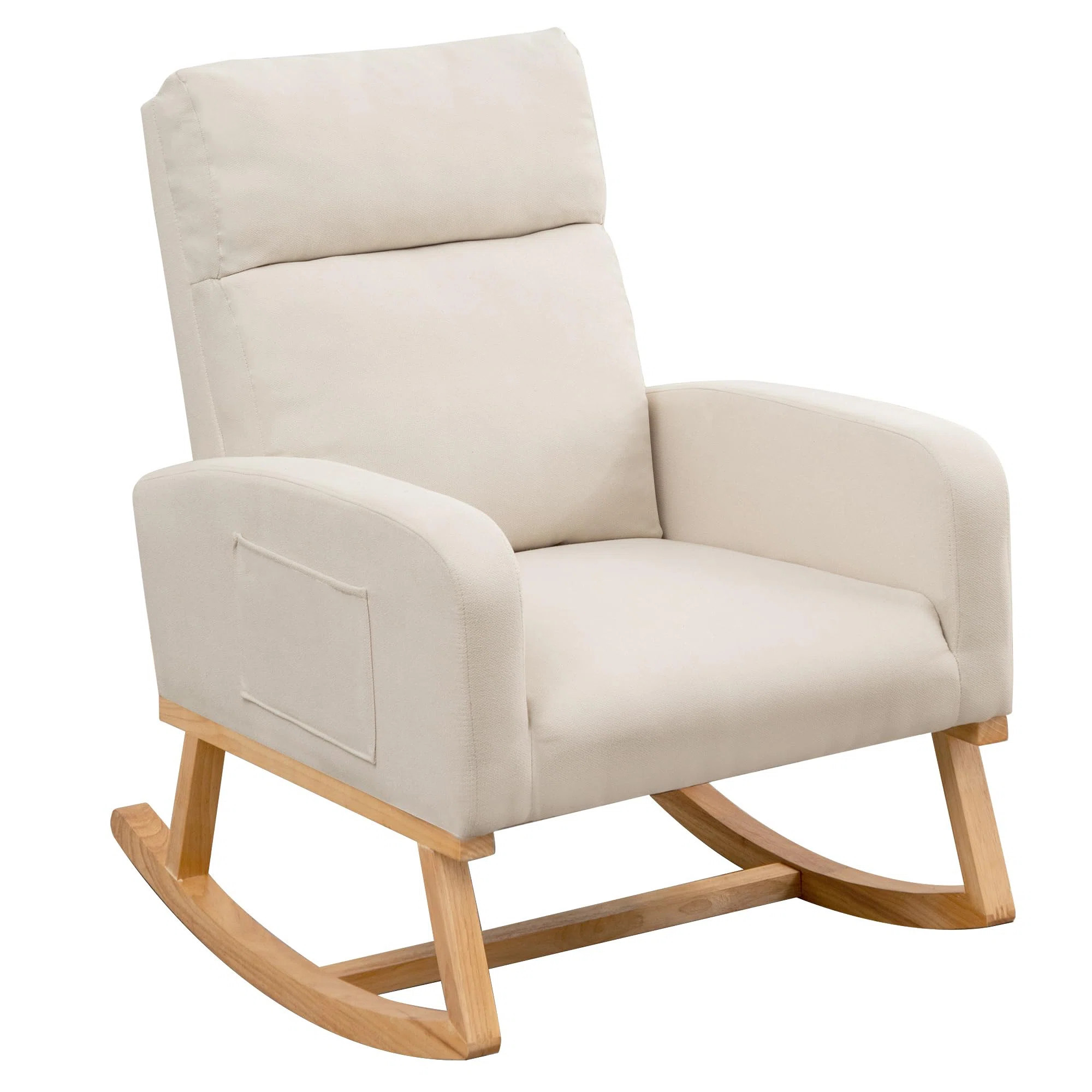 George Oliver Wasilewski 28" Wide Rocking Chair for Nursery with Solid Wood Leg | Wayfair | Wayfair North America